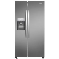 Hisense RS696N4II1 American Fridge Freezer Stainless Steel